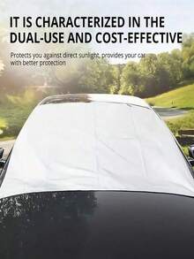 1/2/5 Stücke Auto Windschutzscheiben Sonnenschutz, faltbarer Sonnenblendenschutz, effektiver UV-Schutz, tragbarer Windschutzscheiben-Sonnenschutz für die meisten Fahrzeuge, Wärmeisolierung, schützt das Auto vor Schnee, Sonnenlicht und Regen - einfach zu installieren und zu entfernen, Outdoor-Sonnenschutz und Schneeabdeckung