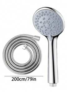 3 szt./zestaw 5-ustawień ręczny zestaw prysznicowy wysokociśnieniowy - wielofunkcyjny zestaw prysznicowy do łazienki z wężem 59-calowym i łatwym w montażu uchwytem ściennym, idealny do prysznica ściennego, nowoczesnej łazienki, prysznica zewnętrznego i kampera, prezent świąteczny i remont łazienki