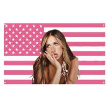 Tate McRae Flag Tapestry Polyester 90g Printed Wall Hanging For College Dorm, Bedroom, Living Room, Home Decor, Beautiful Art Tapestry, Ideal Holiday Gift - Multicolor - View 13