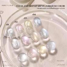 Esmalte de Unha Miss Comoy 15ml Efeito Olho de Gato com Bolhas do Oceano, Novo Lançamento Quente da Primavera e Verão de 2025, Verde Jade Duradouro, Rosa Água Dourada, Azul e Roxo, Pó Magnético de Miçangas Delicado com Ótima Aderência, Esmalte Gel Olho de Gato Comumente Usado em Salões de Beleza