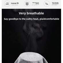 COETIC Oversized Red Star Face Graphic Tee – Street Hip-Hop Style For Men And Women - 黑色1 - 查看 3