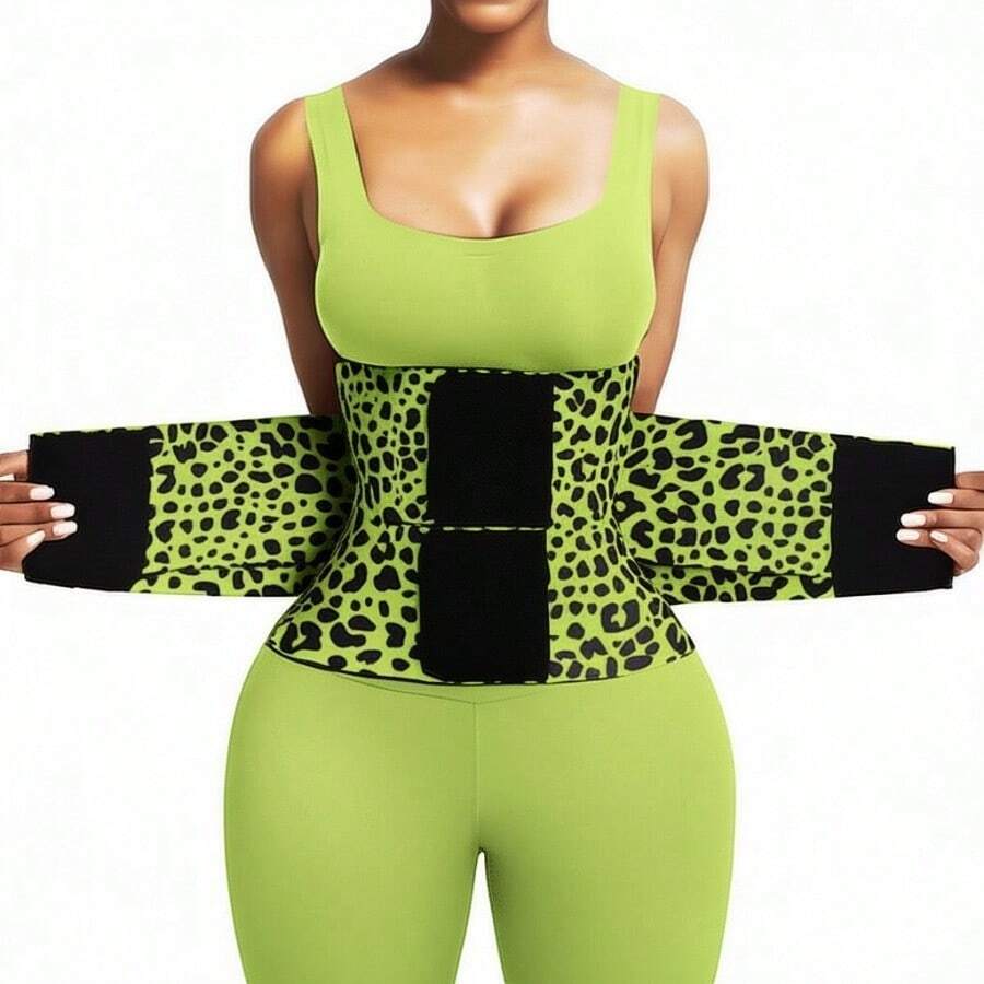 Waist Trainer Belt Waist Cincher Trimmer Ab Belt Tummy Control Body Shaper With Triple Wrap Women And Men - Màu vàng - Xem 1