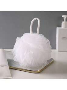 1pc(40g)Bath Ball, Back Exfoliating Body Scrub Sponge, Men's And Women's Bath Mesh Bag Ball Home Bathroom Autumn Decoration Back To School - Multicolor - View 6