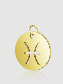 Constellation Zodiac Charms For Jewelry Making Supplies Gold Color Pendant Diy Necklace Bracelet Earrings Accessories - Gold - View 16