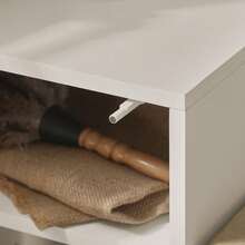 SoBuy Shoe Storage Cabinet, Shoe Storage Bench, Shoe Bench FSR128-SCH - White - View 10