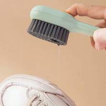 Shoe Cleaning Brush Tennis Cap Clothes With Dispenser Liquid Soap Reservoir Soap - 彩色 - 查看 9