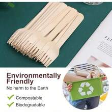 10pcs/50pcs/100pcs, Disposable Fork, Outdoor Disposable Tableware, Suitable For Wedding Party, Festival, Outdoor Camping Activities, Catering Service Tableware - Multicolor - View 9