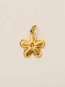 1pcINS Fashionable And Exquisite Cute And Simple Lucky Clover Pizza Butterfly Starfish Goldfish Boots Whale Tail DIY Pendant, Plated With 18K Gold, Not Easy To Oxidize, Suitable For Wives And Mothers To Freely Match. - Multicolor - View 18