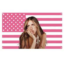 Tate McRae Flag Tapestry Polyester 90g Printed Wall Hanging For College Dorm, Bedroom, Living Room, Home Decor, Beautiful Art Tapestry, Ideal Holiday Gift - Multicolor - View 9