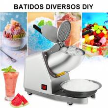 Máquina Raspados Rasuradora Triturador Hielo Stanew JH109S Cocina Accesorio Preparación Bebidas Frappé Hielo Trituradora Manual - Tipo de Enchufe A USA (110-127V) - Ver 8