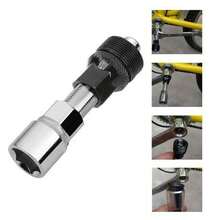 Kit de herramientas de reparación de bicicletas - Incluye extractor de cadena, extractor de volante, extractor de biela, herramientas y accesorios de mantenimiento de bicicletas - Multicolor - Ver 12