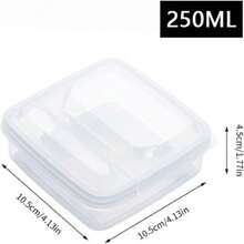 2 Pack Sliced Cheese Container For Fridge, Clear Plastic Butter Block Cheese Slice Storage Box With Flip Lid For Refrigerator Food Vegetable - 2PCS - View 11