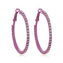 Korean Minimalist Niche Design Light Luxury Earrings New-Studded C-Shaped Fashion Hoop Earrings    Earrings Women