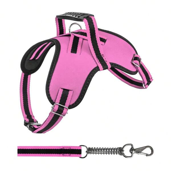 coleira peitoral Guia para cachorro medio grande porte  resitente confortavel com regulagem anti impacto