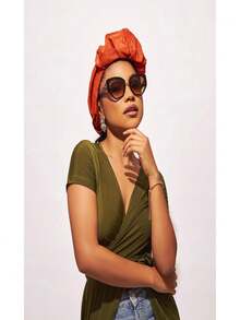 Vintage French Turban Hat Fashion Female Bandana Headband Women's Hair Cover Cap Ladies Head Wraps Muslim Headscarf Bonnet