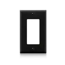 Pure Black Wall Panel Light Switch Socket Cover,Wall Panel Light Switch Cover, Various Styles, Sturdy And Durable