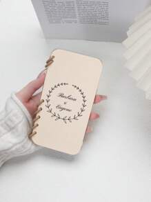 1pc Personalized Double-Sided Photo Notebook/Phone Case For Valentine's Day, Couples, Kids, Pets, Compatible With IPhone 16 Pro Max/16 Plus/16 Pro/16/11/11 Pro Max/12/12 Pro/12 Pro Max/13/13 Pro/13 Pro Max/14/14 Plus/14 Pro/14 Pro Max/15/15 Plus/15 Pro/15 Pro Max/7/8 Plus/XR/XS Max/X