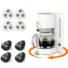 4/8pcs Mini Self-Adhesive Swivel Casters, 360° Rotation, ABS Rotating Rollers For Home And Kitchen Use