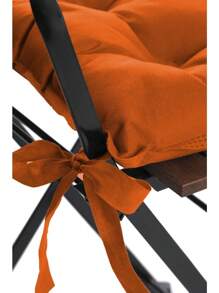 MADE IN TURKEY 2 Pack Comfortable & Soft 40*40 Cm Chair Cushion – 250g Silikon Filling – Soft & Durable - Yellow - View 5