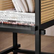 SoBuy Side Table With Tenon Joints Coffee Table Couch Table Telephone Table Nightstand Bedside Table Balcony Table Sofa Table Black W X H X D Approx. 40x60x40cm - Black - View 10