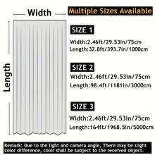 1卷,30米/16米超长白色刺绣丝绸质感面料 - 高弹力薄纱窗帘,适用于DIY婚礼场景、生日装饰、走道装饰、椅背装饰、拱门装饰、舞台装饰、天花板装饰 - 家居和房间装饰、生日和周年纪念派对装饰 - 白色 - 查看 5