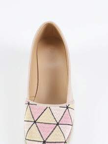 2025 New Woven Fisherman Shoes For Women, Thick Sole Flat Soft Bottom Embroidered Slip-On Loafers