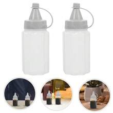 4/2件装酱料挤压瓶便携式迷你塑料调味盒沙拉酱容器果酱烧烤香料罐厨房工具 - 彩色 - 查看 5