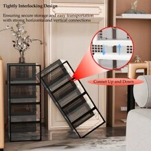 12/24pcs Shoe Boxes Thick Transparent Plastic With Lidsz, Foldable Stackable Shoe Rack, Plastic Sneaker Container, Space Saving Storage Organizer, Suitable For Foyer, Bedroom, Home, Dormitory, Etc