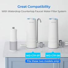 Filtr wymienny Waterdrop WD-CFF-04, system ultrafiltracji do kranu, filtr do wody blatowy, filtr wymienny do zlewu, zamiennik WD-CTF-07, WD-CTF-08, 11 szt. - 1 - Zobacz 5