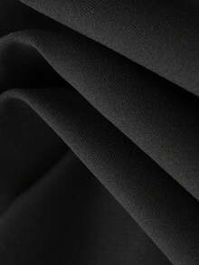 Felpa casual con motivo a lettere per ragazze adolescenti, design a maniche lunghe comodo adatto per primavera e autunno, ottimo per lo shopping, i viaggi o le feste - nero - Visualizzare 5