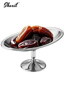 shoxil 1PC Stainless Steel Multi-Purpose Bowl - Hemispheric Sauce/Dessert/Salad Bowl With Stable Base | Commercial-Grade For Restaurants, Cafes & Home Kitchens,School Supplies