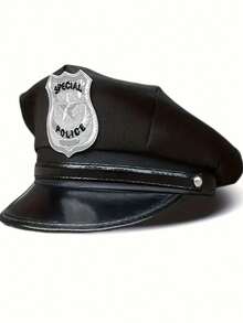 1pc Carnival Octagonal Flat Top Hat | Funny Role Play Uniform Accessory Winter Outfits Fall - Multicolor - View 4