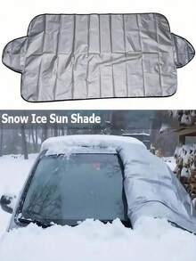 1/2/5 Stücke Auto Windschutzscheiben Sonnenschutz, faltbarer Sonnenblendenschutz, effektiver UV-Schutz, tragbarer Windschutzscheiben-Sonnenschutz für die meisten Fahrzeuge, Wärmeisolierung, schützt das Auto vor Schnee, Sonnenlicht und Regen - einfach zu installieren und zu entfernen, Outdoor-Sonnenschutz und Schneeabdeckung