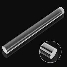 1pc/2pcs 2/3/4/5/6mm Transparent Acrylic Solid Rolling Pin Clay Thick Ruler Acrylic Rolling Track Clay Depth Pottery Auxiliary Tool