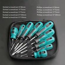 Juego de 9 destornilladores Phillips de punta ranurada y magnéticos. - Acero de aleación de cromo-vanadio - Ver 5