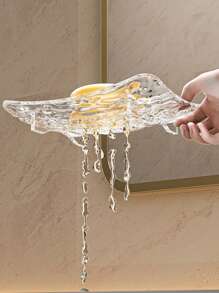 1个高端皂碟架，防水皂托，浴室梳妆台皂碟架，无需钻孔 - 彩色 - 查看 5