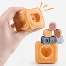 Đồ chơi phát triển nhận thức cho bé - Khối cao su mềm có số, màu sắc, hình dạng, bóng bowling hình động vật, vòng cầu vồng, đồ chơi xếp chồng 6 lớp, đồ chơi gặm nướt. - Nhiều màu - Xem 7