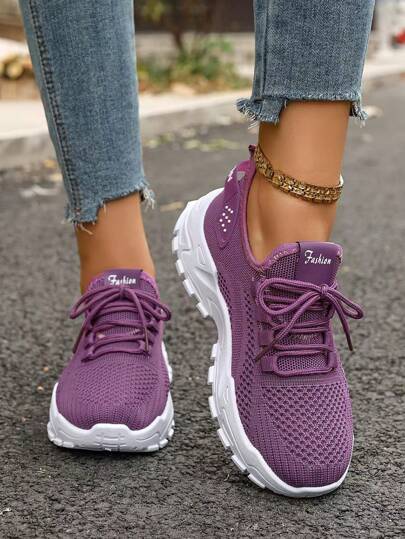 FZY 2026 Winter New Arrival: Women's Lightweight Fashion Sneakers - Low-Top EVA Sole, Suitable For All-Day Wear, Casual Sneakers | Low-Top Sneakers | Lace-Up Design, Comfortable, Lace-Up Casual Sneakers With Cushioned Insoles, White Striped Design (These Shoes Are Perfect For Exchanging With Friends At The Start Of The New School Year. They Are An Essential Accessory To Showcase Your Campus Style, A Must-Have Item For The Back-To-School Season, And A Must-Have For Running, Exercising, Going To Class, Shopping, And Playing.) Available In A Variety Of Stylish Colors, Including White, Black, Red, Apricot, Green, Gray, Purple, Blue, And More. A Valentine's Day Gift, Perfect For Wearing On Dates.