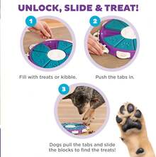 Outward Hound By Nina Ottosson Dog  Treat Puzzle Enrichment Toy, Level 3 Advanced, Purple - 1 - Xem 7