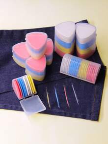 Erasable Tailoring Chalk, Sewing Chalk, Erasable Colored Chalk, Suitable For Sewing, Needlework, Embroidery, Makeup And Marking, Sewing Tool Accessories (Due To The Powdery Material Of The Product, It Is More Prone To Damage During Transportation, If You Have Any Suggestions, Please Do Not Take Photos) - Multicolor - View 6