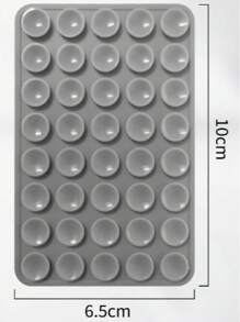 Support multifonctionnel en ventouse en silicone, 6/3/1 pièce, avec 24 trous, ventouse en silicone extra adhésive pour fixer le téléphone et l'empêcher de tomber, convient à divers scénarios tels que l'enregistrement vidéo, le selfie