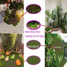 1m x 1m künstliche grüne Moosmatte, geeignet für Bonsai-Geschäfte, Miniatur-Landschaftsdekoration für Zuhause, Fotografie-Requisiten - Grün - Übersicht 8