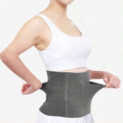 Self-Heating High Quality With Pockets Warm Waistband Elasticity Waist Support Belt Lower Back Lumbar Back Brace