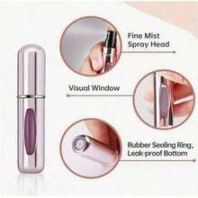 5Pcs,5ml Perfume Bottle With Bottom Filling, Perfume Bottle Self-Pump Type, , Refillable Spray Bottle, Portable Cosmetic Bottle Perfume Refillable Bottle - 多色 1件 - 查看 7