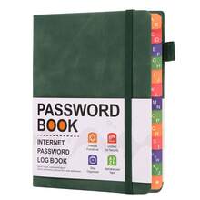 Notepad B6 Password Book With Alphabet Tags Password Storage Book Elderly Friendly Website Address Storage Log Book Password Information Record Book - one-size - View 19