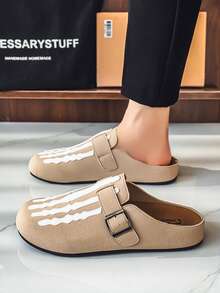 Sandalias casuales, cómodas y de moda para hombre, para playa, exteriores, verano - Albaricoque - Ver 3