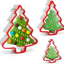 3 قطع من قوالب قطع بسكويت رجل الزنجبيل من الفولاذ المقاوم للصدأ، مع قوالب بشكل نجمة وشجرة عيد الميلاد ورجل الزنجبيل، لخبز بسكويت عيد الميلاد DIY، البسكويت، بسكويت المربى، ديكورات عيد الميلاد، بيجامات عيد الميلاد، هدايا عيد الميلاد، ديكور عيد الميلاد