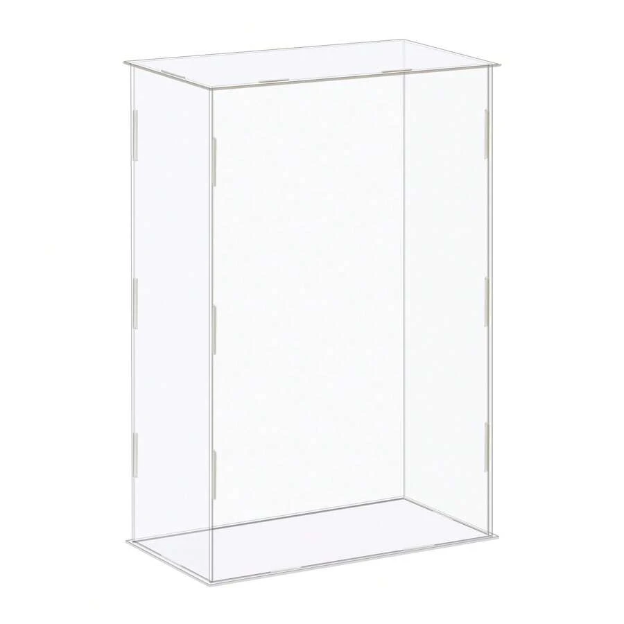 Caja de exhibición transparente, caja acrílica para ensamblar, caja a prueba de polvo para exhibir coleccionables y manualidades - Transparente 8,3 x 4,3 x 12,2 pulgadas - Ver 1
