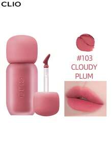 Clio 3g K-Beauty 豐唇唇彩，保濕液態唇膏，亮澤妝感，輕盈可疊擦，玻璃般光澤，柔滑滋養，持久顯色，鮮明色調，透明亮澤，保濕，日常妝容 - #103 CLOUDY PLUM - 查看 3