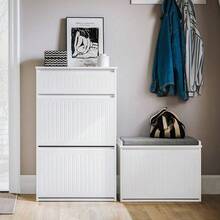 SoBuy Shoe Cabinet FSR165-W - 白色 - 查看 3